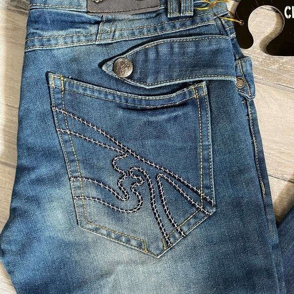 Classic Blue Straight Leg Jeans - Picture 5 of 9